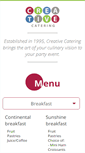 Mobile Screenshot of creativecateringinc.net